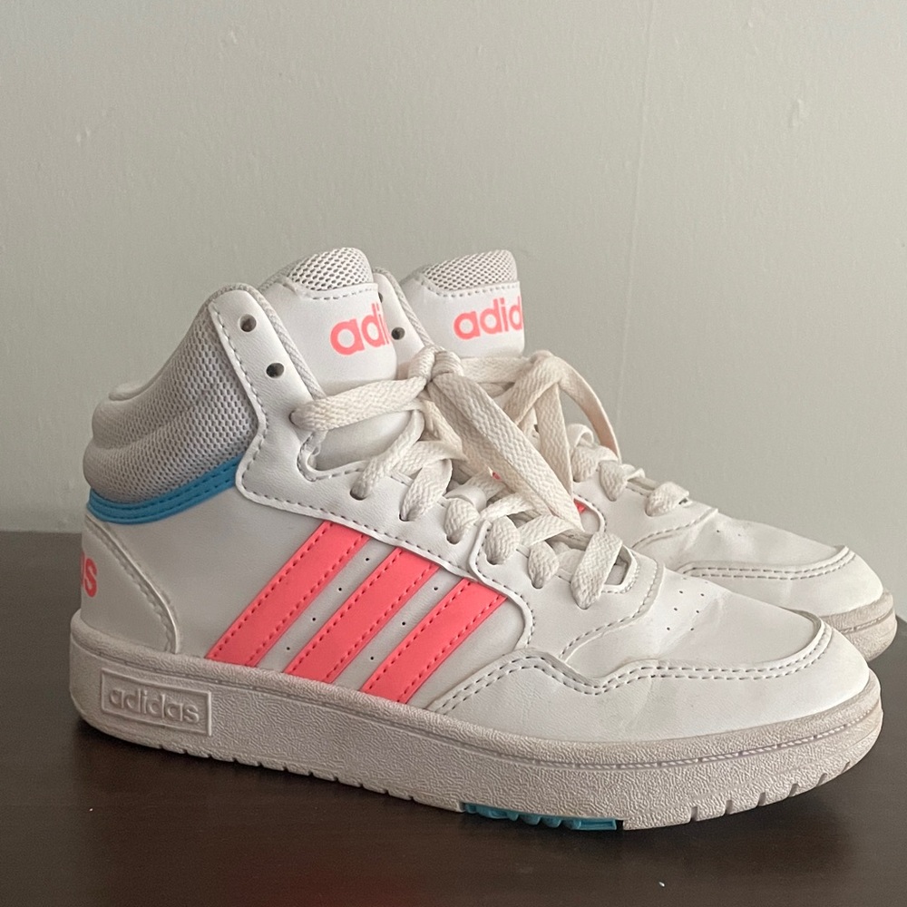 Adidas Kids' High Top Sneakers (size 1)